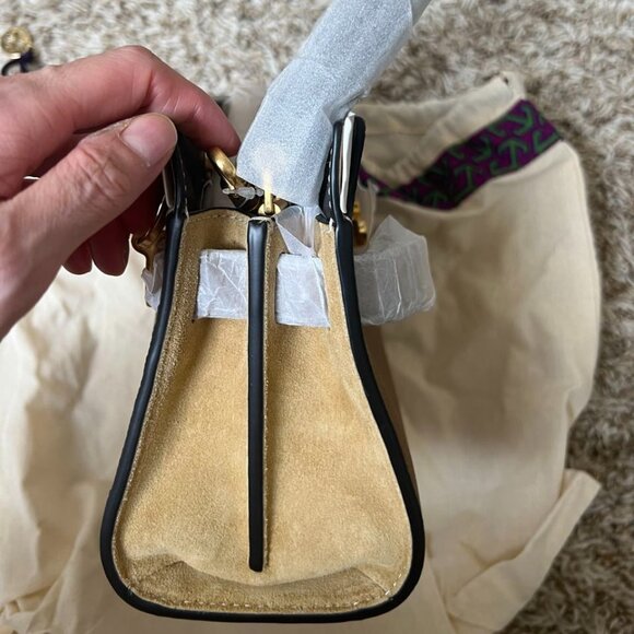 Tory Burch Petite Lee Radziwill Double Bag Tiger Eye - Picture 11 of 11